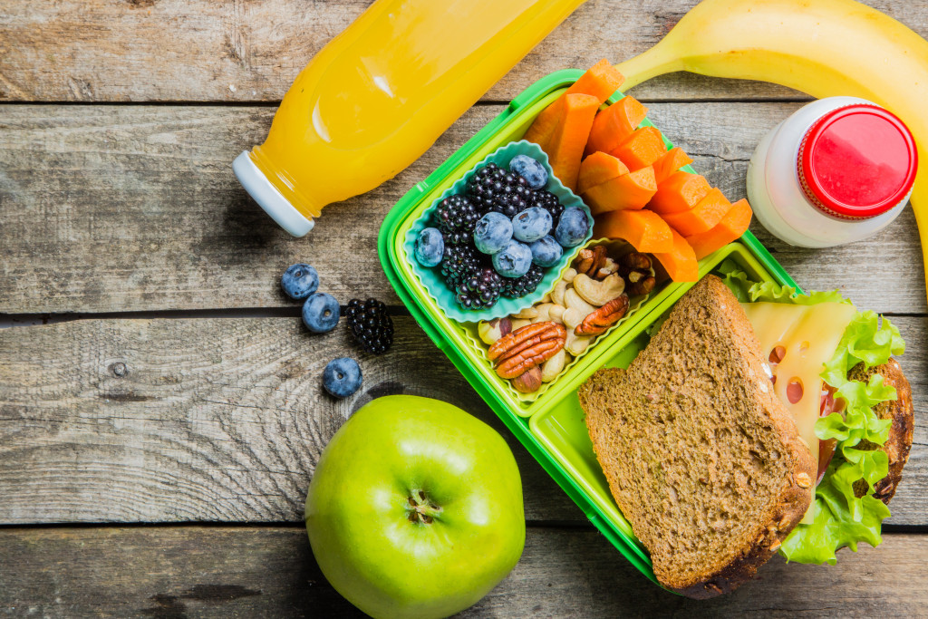 A lunchbox of healthy foods that look tasty