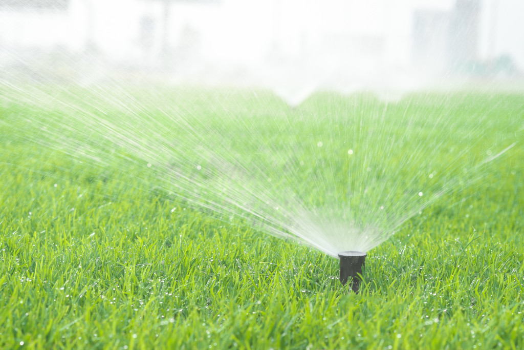 an automatic sprinkler for garden