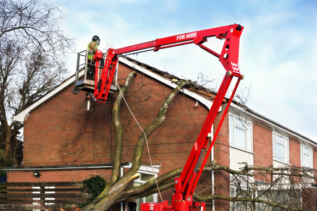 Restoring a storm-damaged home