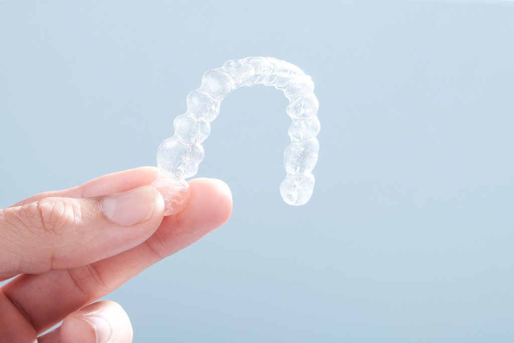 An image of clear aligners