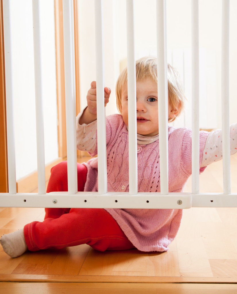 A child gate for baby's safety