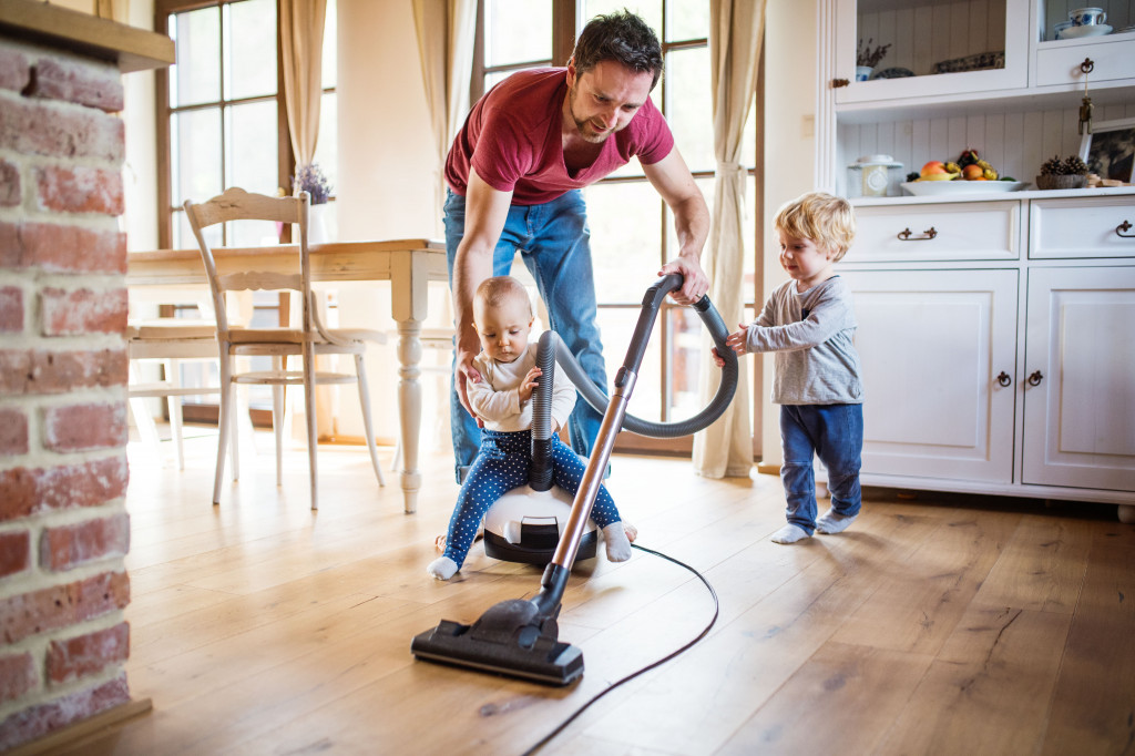 Cleaning the home