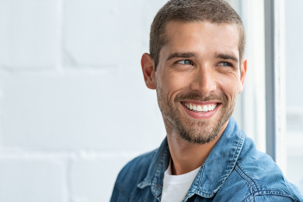 Smiling young man