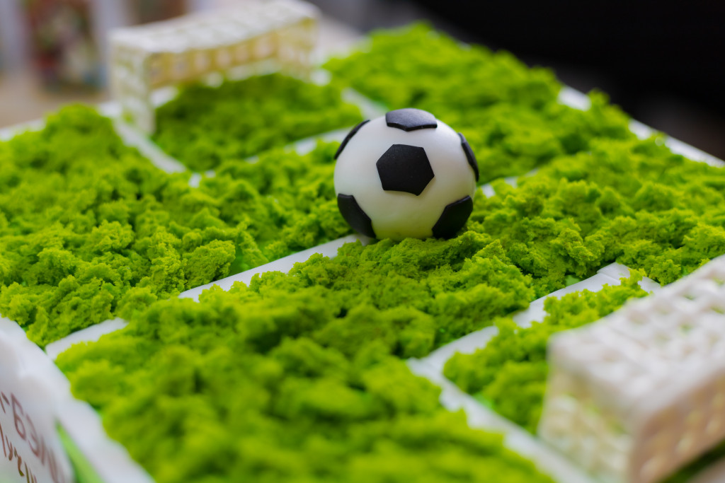 soccer ball cake